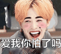 权志龙：爱我你怕了吗表情包
