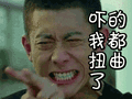 搞笑:吓的我都扭曲了表情包