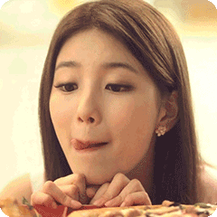 舔美女,嘴唇的表情了晒黑表情包图片